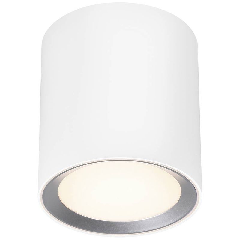 Foto van Nordlux landon long led-plafondlamp voor badkamer energielabel: f (a - g) led led 6.5 w warmwit tot neutraalwit wit