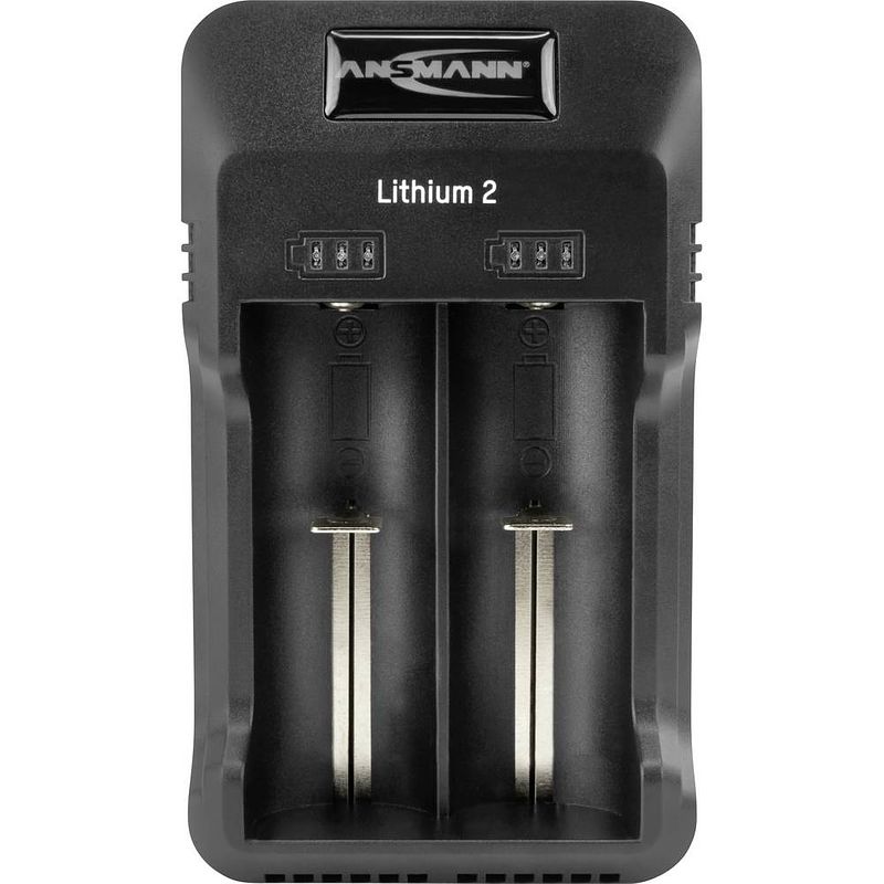 Foto van Ansmann lithium 2 batterijlader li-ion, nicd, nimh 10340, 10350, 10440, 10500, 12500, 12650, 13500, 13650, 14500, 14650, 16340, 16650, 17650, 17670, 18350,