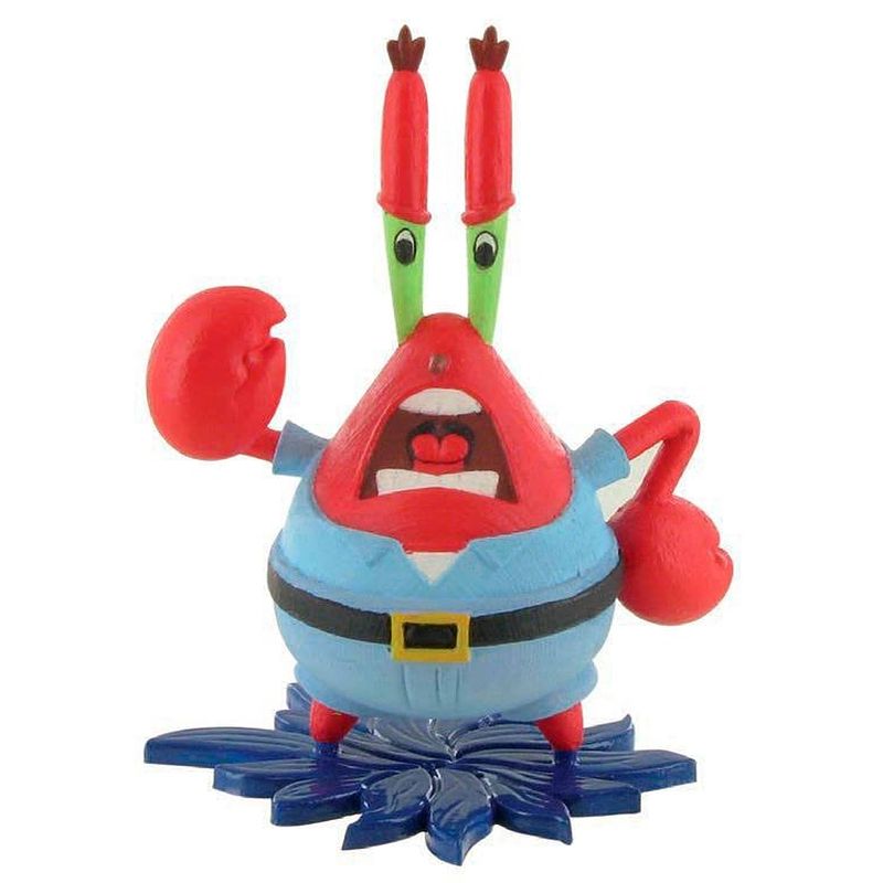 Foto van Comansi speelfiguur spongebob mr. krabs 7 cm