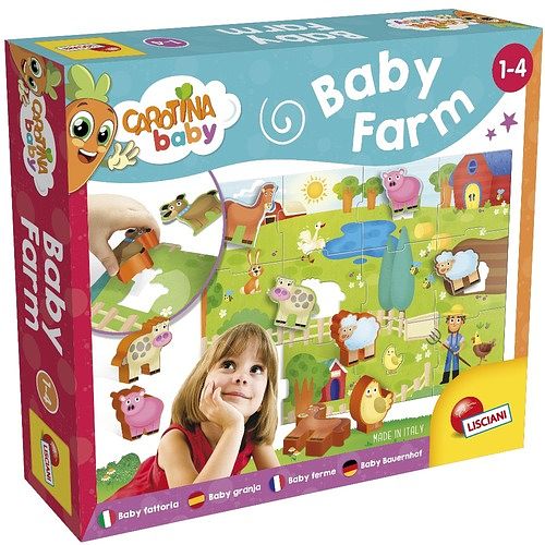 Foto van Carotine baby - 3 in 1 puzzel - de boerderij - spel;spel (8008324067848)