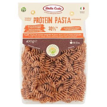 Foto van Dalla costa whole wheat proteine pasta integrale 400g bij jumbo