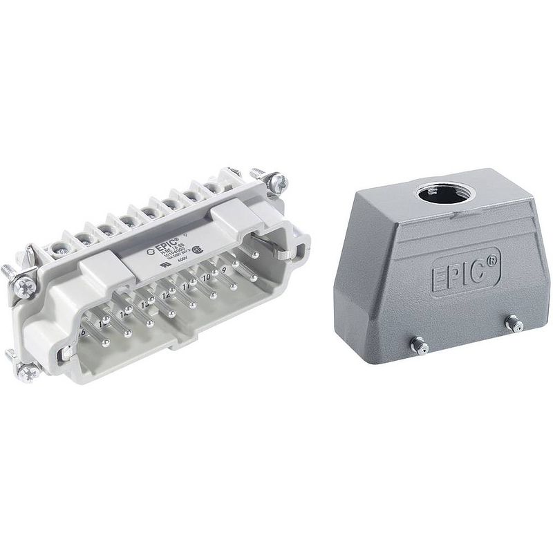 Foto van Lapp connectorset epic®kit h-be 16 75009645 16 + pe schroeven 1 set(s)