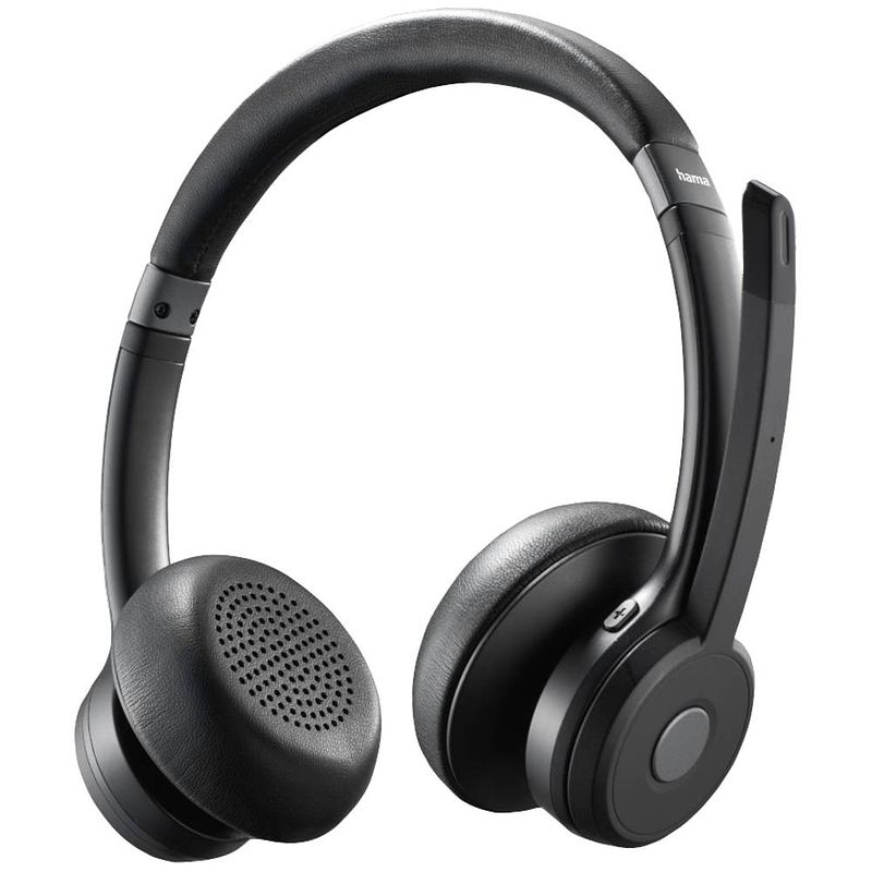 Foto van Hama on ear headset bluetooth stereo zwart headset, volumeregeling