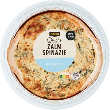 Foto van Jumbo quiche zalm spinazie 300g