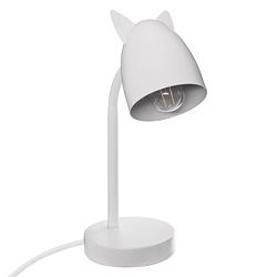 Foto van Tafel lamp met oortjes - wit rabbit - h31cm