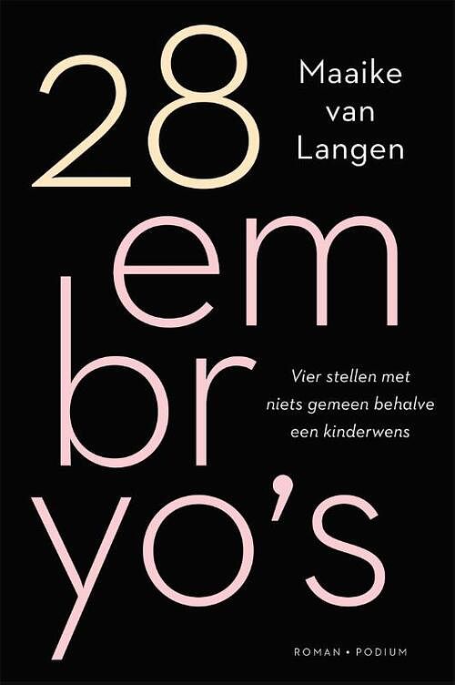 Foto van 28 embryo's - maaike van langen - paperback (9789463811873)