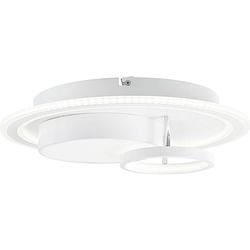 Foto van Brilliant g99385/75 sigune led-plafondlamp led led vast ingebouwd energielabel: e (a - g) 38 w wit, zwart