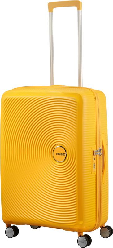 Foto van American tourister soundbox expandable spinner 67cm golden yellow