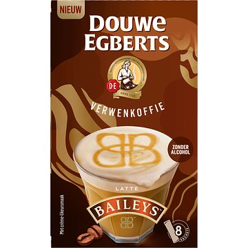 Foto van Douwe egberts verwenkoffie latte baileys 8 x 11, 5g bij jumbo