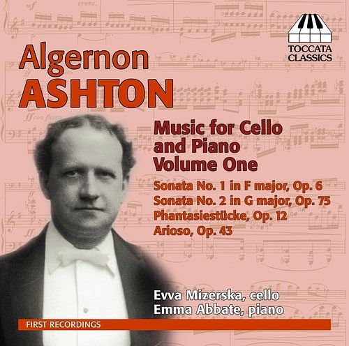 Foto van Algernon ashton: music for cello and piano volume 1 - cd (5060113441430)