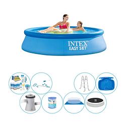 Foto van Intex easy set rond 244x61 cm - deluxe zwembad deal