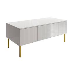 Foto van Meubella salontafel elysian - wit - 120 cm