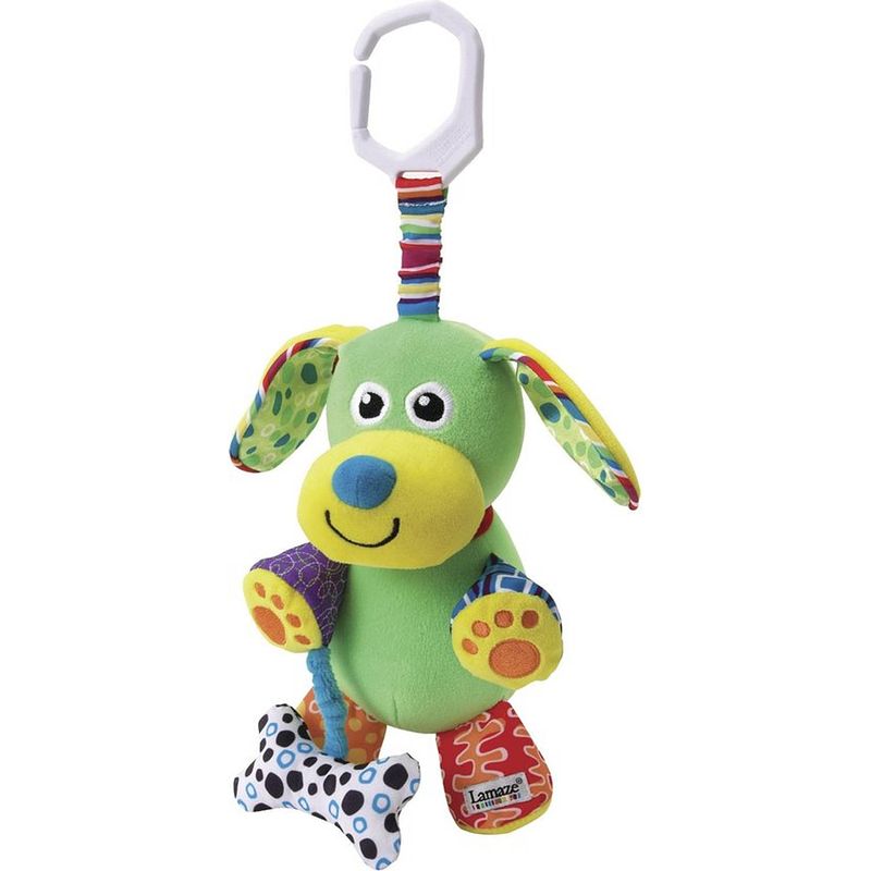 Foto van Lamaze babyknuffel puppy junior 12 x 24 cm pluche groen