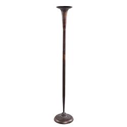 Foto van Ptmd ester copper metal candleholder straight rnd highl