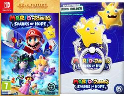 Foto van Mario + rabbids sparks of hope gold edition + smartphone ringholder