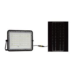 Foto van V-tac vt-120w led solar floodlight - 4000k - 12000mah - 3m kabel -