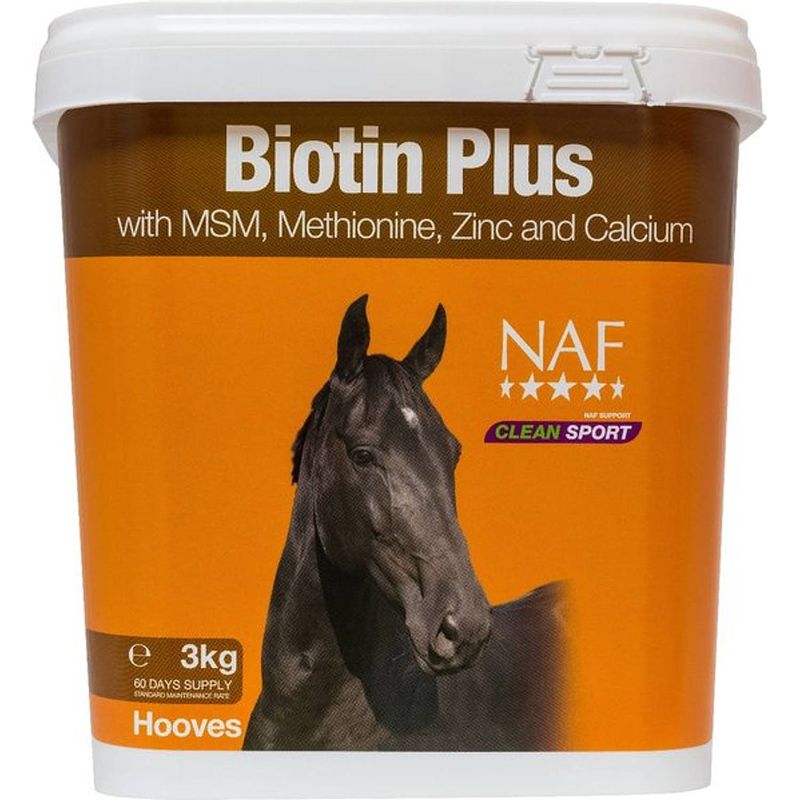 Foto van Naf - biotine plus - ondersteuning van de hoeven - 3 kg