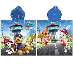 Foto van Paw patrol poncho tower - 60 x 120 cm - katoen