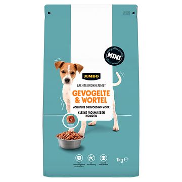 Foto van Jumbo zachte brokken met gevogelte & wortel 1kg