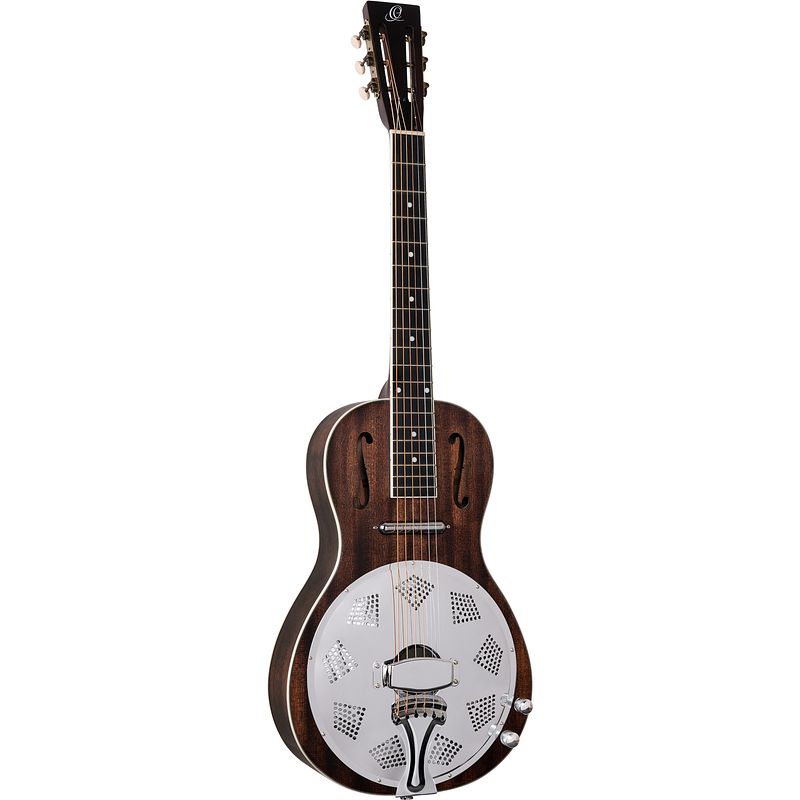 Foto van Ortega americana series rrg30e-wb resonator guitar elektrisch-akoestische resonatorgitaar