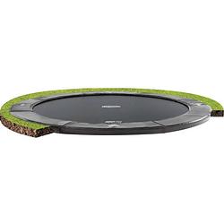 Foto van Berg trampoline elite - flatground - 430 cm - grijs - met airflow - twinspring