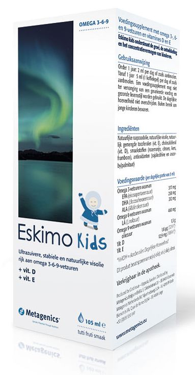 Foto van Metagenics eskimo 3 kids vloeibaar