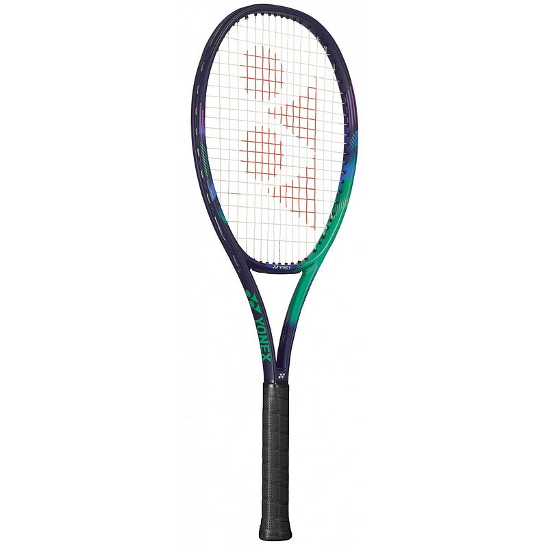 Foto van Yonex tennisracket vcore pro 100 groen/paars gripmaat l4 310 gram