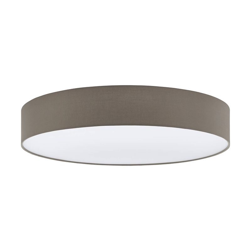 Foto van Eglo pasteri plafondlamp - e27 - ø 76 cm - wit/taupe