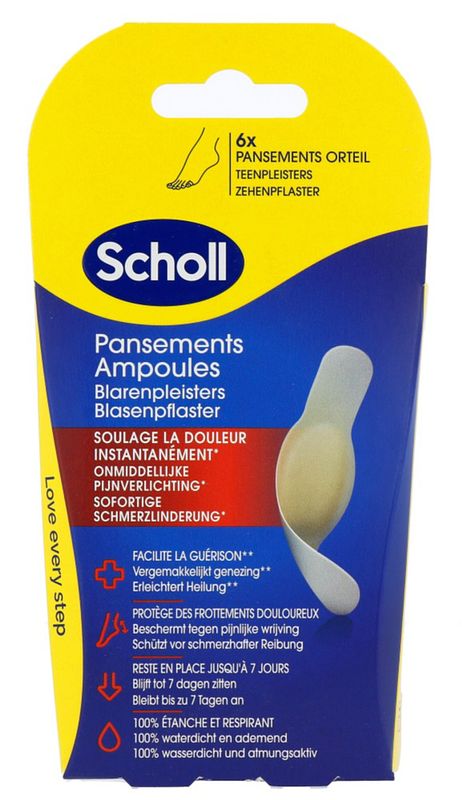 Foto van Scholl blarenpleisters teen