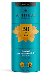 Foto van Attitude spf30 mineral sunscreen stick kids