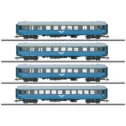 Foto van Märklin 43787 h0 set van 4 personenrijtuigen b1 van de sj