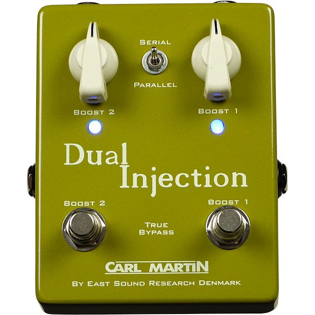 Foto van Carl martin dual injection 2-channel series/parallel boost pedal