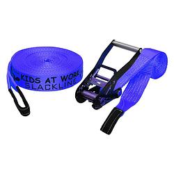 Foto van Kids at work slackline 17,5 meter polyester blauw