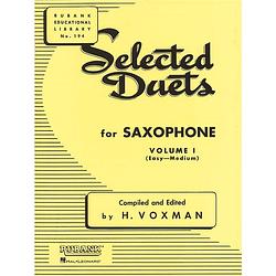 Foto van Hal leonard selected duets for saxophone vol. 1 saxofoonboek