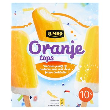 Foto van Jumbo oranjetops 10 x 60ml