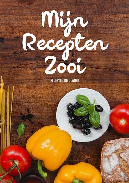 Foto van Leuke cadeaus voor vrouwen, mannen, vriend en vriendin - recepten invulboek / receptenboek - "mijn recepten zooi" - originele cadeaus - paperback