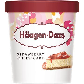 Foto van Haagendazs strawberry cheesecake ijs 400g bij jumbo