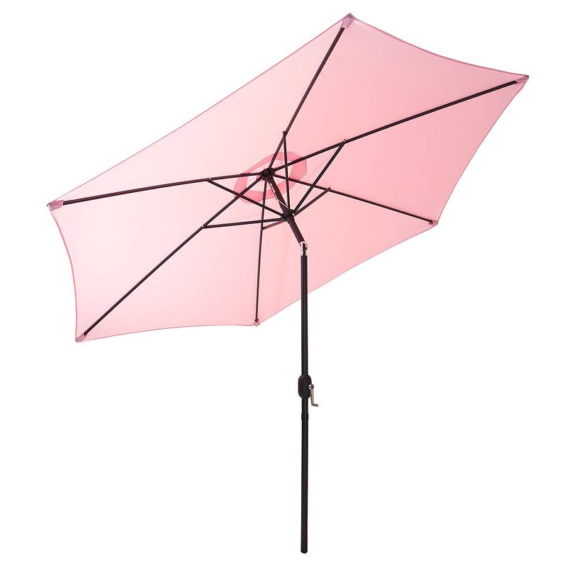 Foto van Goodvibes - kantelbare stalen parasol 270 cm - roze pastel