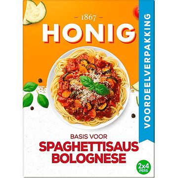 Foto van Honig mix voor spaghettisaus bolognese dubbelpak 2 x 41g bij jumbo