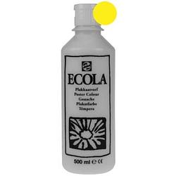 Foto van Talens ecola plakkaatverf flacon van 500 ml, citroengeel