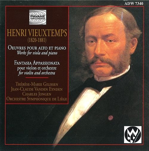 Foto van Vieuxtemps: complete works for viola & piano - cd (5410939734023)