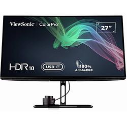 Foto van Viewsonic vp2786-4k led-monitor 68.6 cm (27 inch) energielabel f (a - g) 3840 x 2160 pixel uhd, 4k 5 ms usb-b, usb-a, usb-c®, hdmi, displayport, hoofdtelefoon