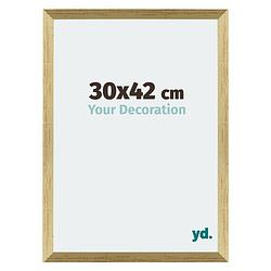 Foto van Fotolijst 30x42cm goud glanzend mdf mura