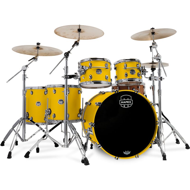 Foto van Mapex se628xbpm saturn evolution birch stage+ tuscan yellow 5d. shellset