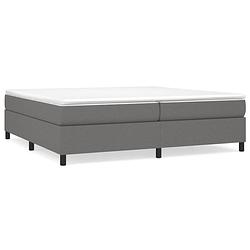 Foto van The living store boxspringbed bedframe 203x200x35 cm (lxbxh) - bedmatras 100x200x20 cm (bxlxh) - bedtopmatras