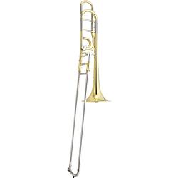 Foto van Jupiter jtb1150 foq tenor trombone bb/f (kwartventiel, open wrap, messing)