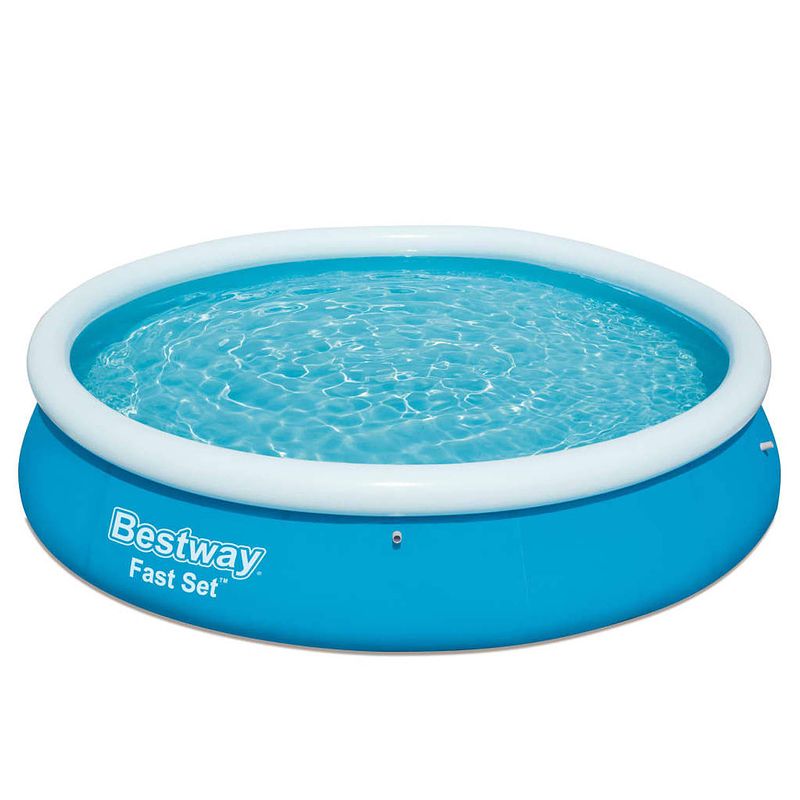 Foto van Bestway fast set zwembad opblaasbaar rond 366x76 cm 57273