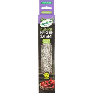 Foto van Verdino plantbased drycured salami 240g bij jumbo