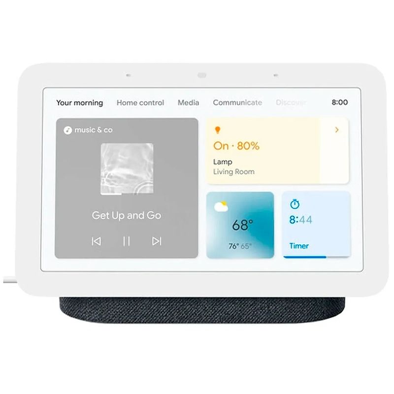 Foto van Google nest hub 2 basissysteem grijs