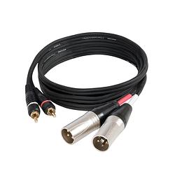 Foto van Devine va4030 2x xlr male - 2x rca male 3 meter